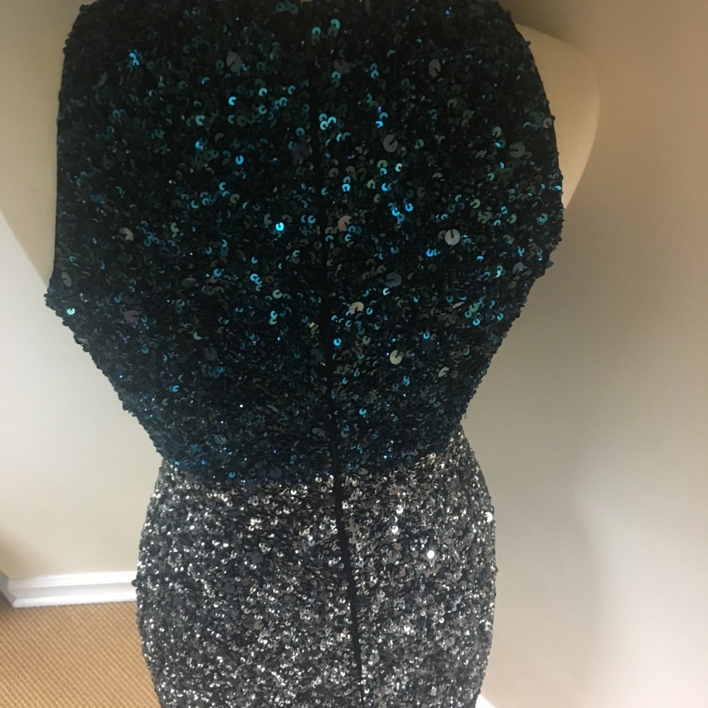 French Connection Colorblock Sequin Sheath Dress, - image 6